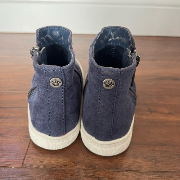 NWOT Nina Amanda Microsuede Blue Ankle Boots/Shoes-Size 9 - Picture 4 of 9